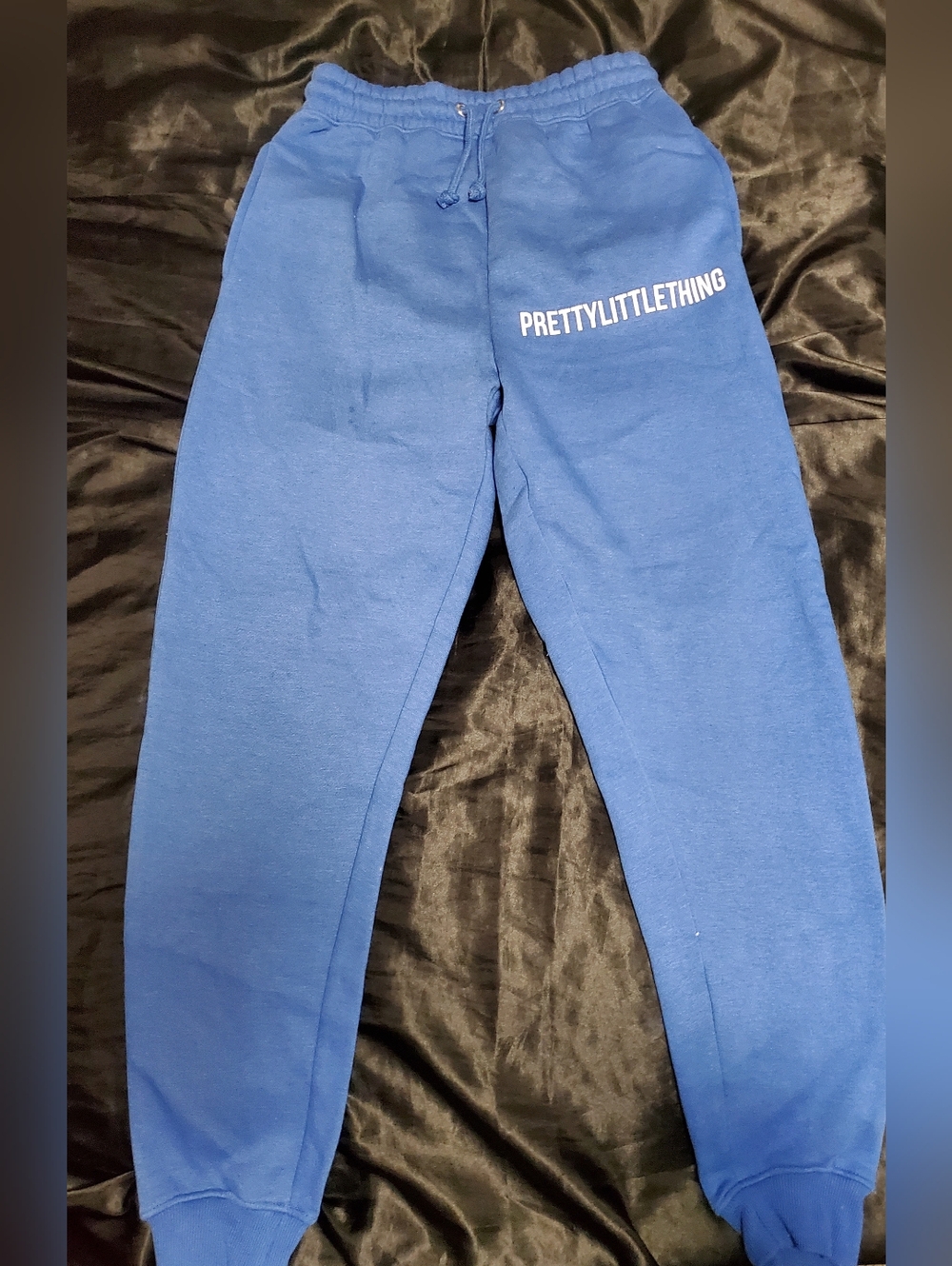PrettyLittleThing Womens Royal Blue Joggers with Logo